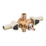 Moen - M-Pact Rough-In Pressure Balancing Cycling Valve With Stops - Unfinished
