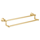 Moen - Brushed Gold 24'' Double Towel Bar - Brushed Gold