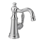 Moen - Weymouth One-Handle High Arc Bar Faucet, Chrome - Chrome