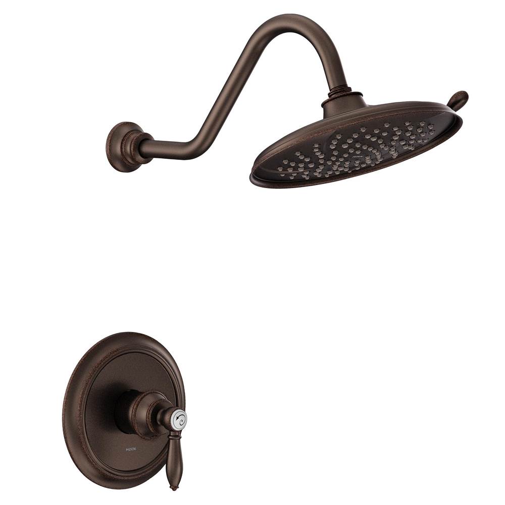 Moen - Weymouth M-CORE 2-Series Eco Performance 1-Handle Shower Trim Kit in Oil Rubbed Bronze (Valve Sold Separately) - Oil Rubbed Bronze