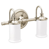 Moen - Polished Nickel Two Globe Bath Light - Polished Nickel