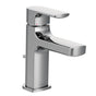 Moen - Rizon One-Handle Modern Bathroom Faucet with Drain Assembly, Chrome - Chrome