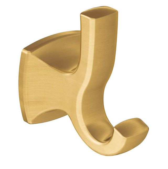 Moen - Brushed Gold Double Robe Hook - Brushed Gold