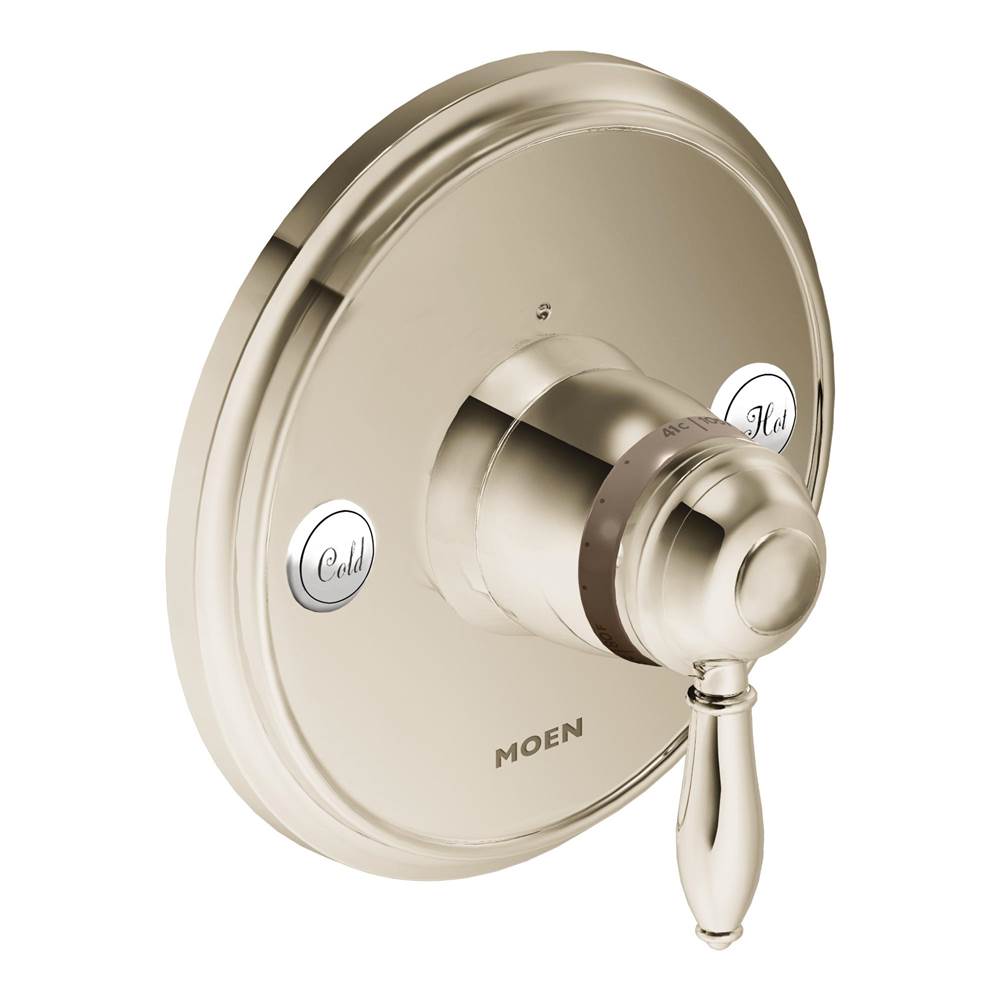 Moen - Weymouth Exact Temperature Valve Trim, Nickel - Polished Nickel
