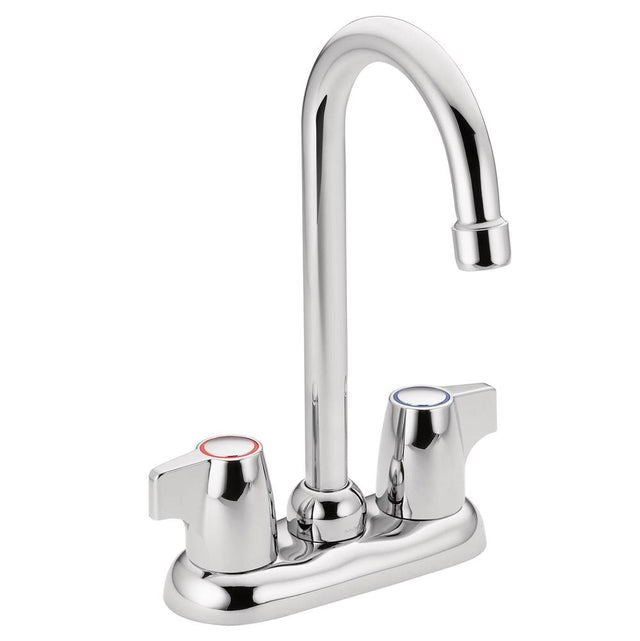 Moen - Chateau Two-Handle High Arc Bar Faucet, Chrome - Chrome