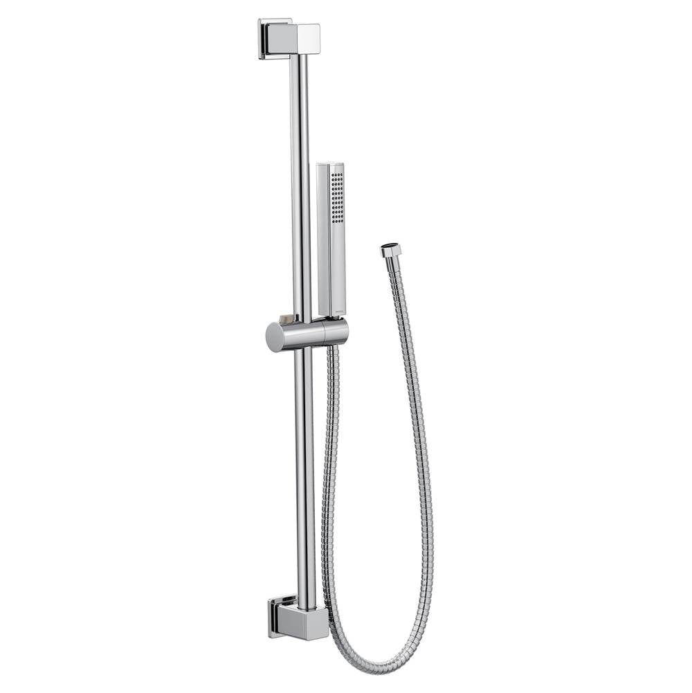 Moen - One-Function Eco-Performance Handshower with Slide Bar, Chrome - Chrome