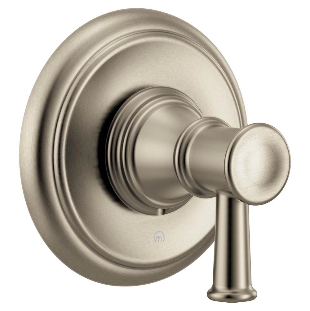 Moen - Belfield 1-Handle M-CORE Transfer Valve Trim Kit in Brushed Nickel (Valve Sold Separately) - Brushed Nickel