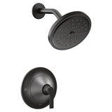 Moen - Doux Single-Handle Posi-Temp Shower Faucet Trim Kit in Matte Black (Valve Sold Separately) - Matte Black