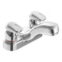 Moen - Chrome two-handle metering lavatory faucet - Chrome