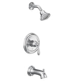 Moen - Brantford M-CORE 2-Series Eco Performance 1-Handle Tub and Shower Trim Kit in Chrome (Valve Sold Separately) - Chrome