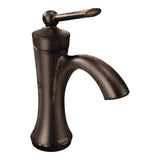 Moen - Wynford One-Handle High-Arc Bathroom Faucet with Drain Assembly, Oil Rubbed Bronze - Oil Rubbed Bronze