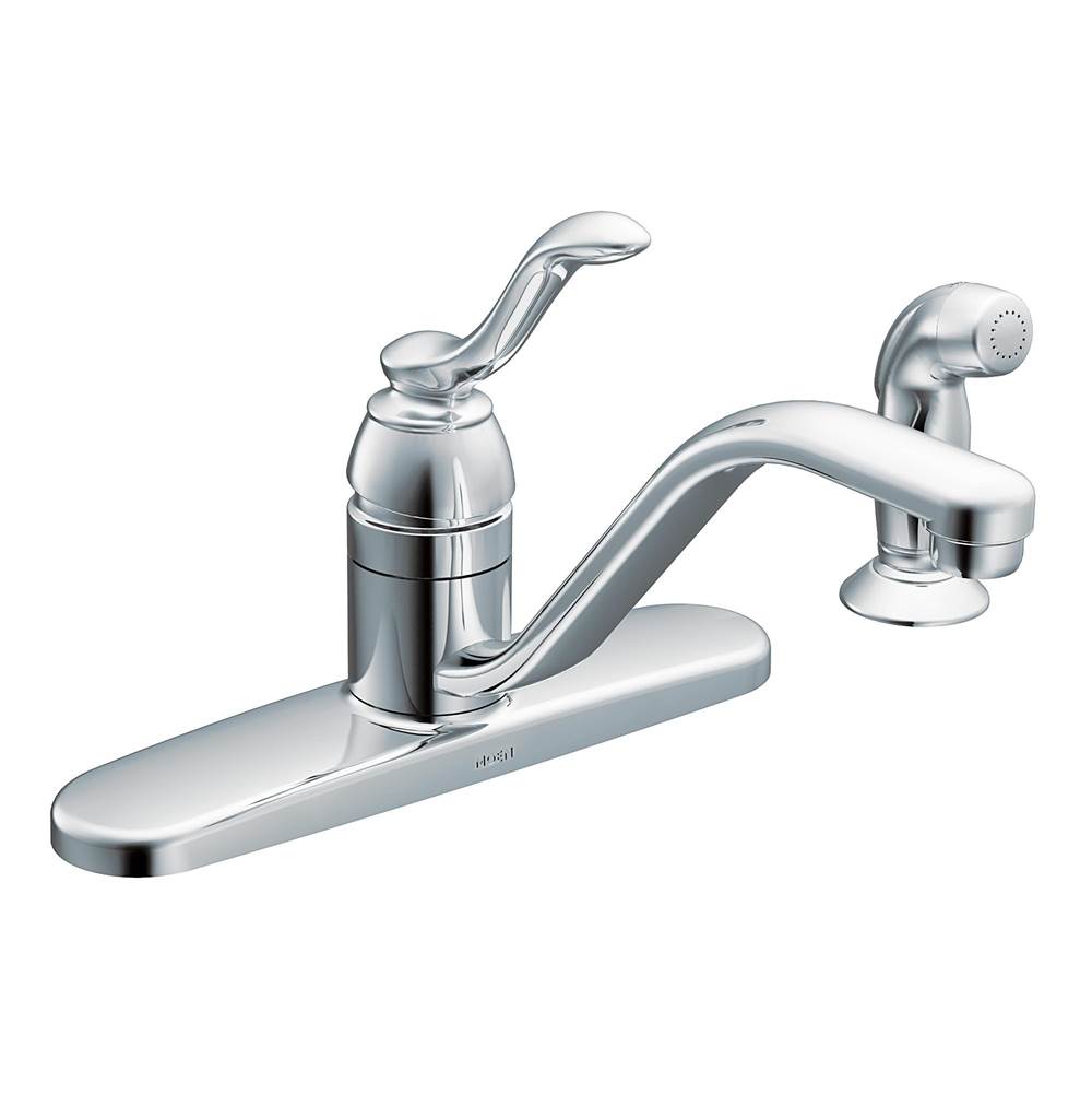Moen - Chrome One-Handle Kitchen Faucet - Chrome