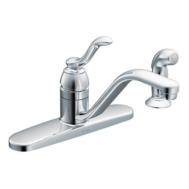 Moen - Chrome One-Handle Kitchen Faucet - Chrome