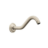 Moen - Belfield Shower Arm and Flange, Brushed Nickel - Brushed Nickel