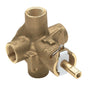 Moen - Brass Posi-Temp Pressure Balancing Tub and Shower Valve, 1/2-Inch IPS Connections - Unfinished