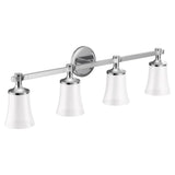 Moen - Chrome Four Globe Bath Light - Chrome