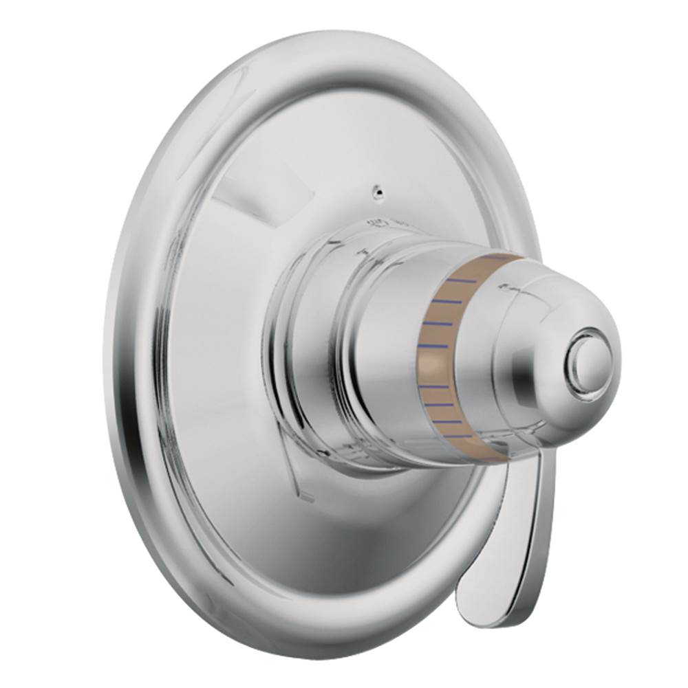 Moen - ExactTemp 1-Handle Pressure Balancing Valve Trim Kit in Chrome (Valve Sold Separately) - Chrome