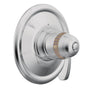 Moen - ExactTemp 1-Handle Pressure Balancing Valve Trim Kit in Chrome (Valve Sold Separately) - Chrome