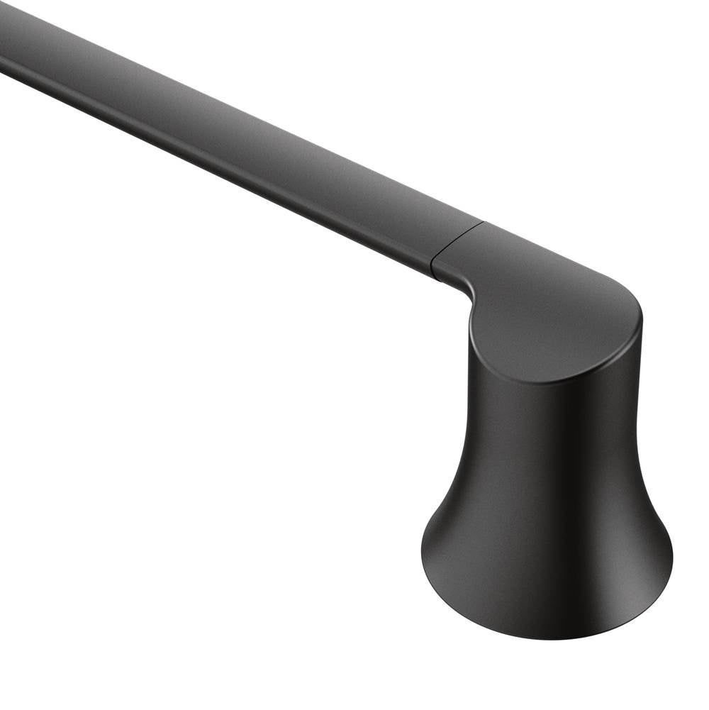 Moen - Matte Black 24'' Towel Bar - Matte Black