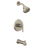 Moen - Gibson M-CORE 2-Series Eco Performance 1-Handle Tub and Shower Trim Kit in Brushed Nickel (Valve Sold Separately) - Brushed Nickel