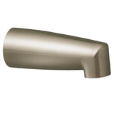 Moen - Non-Diverter 1/2-Inch CC Slip-Fit Tub Filler Spout, Brushed Nickel - Brushed Nickel