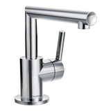 Moen - Arris One-Handle Single Hole Modern Bathroom Faucet, Chrome - Chrome