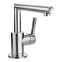 Moen - Arris One-Handle Single Hole Modern Bathroom Faucet, Chrome - Chrome