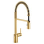 Moen - Moen 5923EWC Align Motionsense Wave Sensor Touchless One Handle Pre-Rinse Spring Kitchen Faucet, Brushed Gold - Brushed Gold