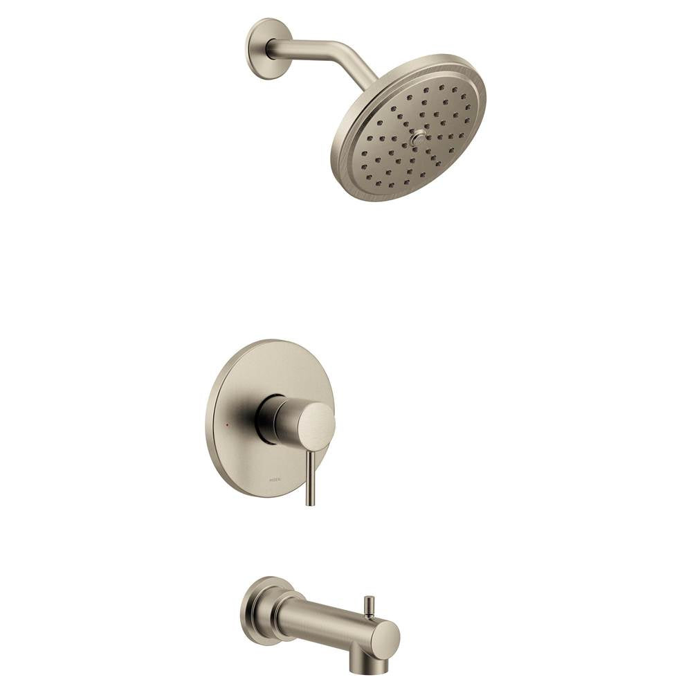 Moen - Align M-CORE 3-Series 1-Handle Tub and Shower Trim Kit in Brushed Nickel (Valve Sold Separately) - Brushed Nickel