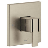 Moen - 90 Degree M-CORE 3-Series 1-Handle Valve Trim Kit in Brushed Nickel (Valve Sold Separately) - Brushed Nickel