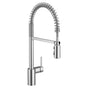 Moen - Align One Handle Pre-Rinse Spring Pulldown Kitchen Faucet with Power Boost, Chrome - Chrome