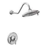 Moen - Weymouth Posi-Temp Single-Handle 2-Spray Shower Only Trim Kit in Chrome (Valve Sold Separately) - Chrome