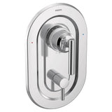 Moen - Gibson Posi-Temp with Built-in 3-Function Transfer Valve Trim Kit, Valve Required, Chrome - Chrome