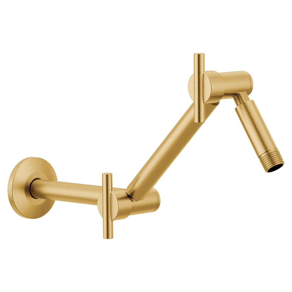Moen - Moed Adjustable Shower Arm in Brushed Gold - Brushed Gold
