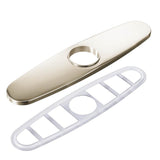 Moen - 10.27 in. x 2.45 in. Escutcheon Plate in Polished Nickel - Polished Nickel