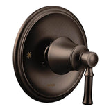 Moen - Dartmoor Posi-Temp Single-Handle Wall-Mount Shower Only Faucet Trim Kit in Oil Rubbed Bronze (Valve Sold Separately) - Oil Rubbed Bronze