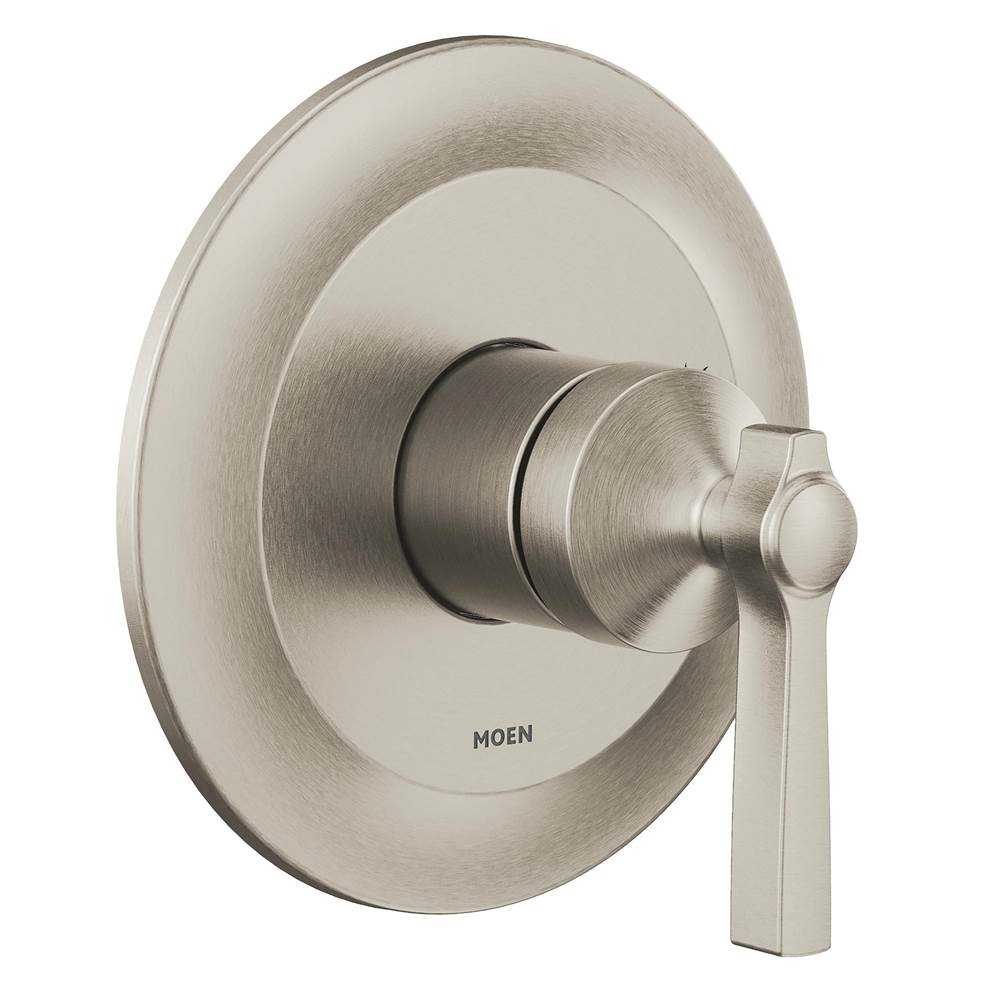 Moen - Flara M-CORE 2-Series 1-Handle Shower Trim Kit in Brushed Nickel (Valve Sold Separately) - Brushed Nickel