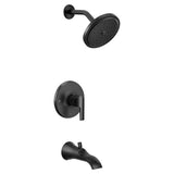 Moen - Doux M-CORE 3-Series 1-Handle Tub and Shower Trim Kit in Matte Black (Valve Sold Separately) - Matte Black