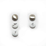 Moen - Kingsley Hot and Cold Handle Index Caps Kit - Brushed Nickel