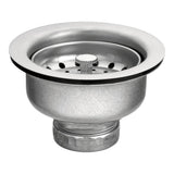 Moen - 3-1/2 Inch Drop-In Basket Strainer with Drain Assembly, Satin - Satin