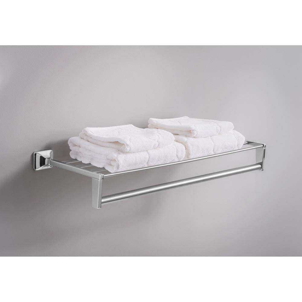 Chrome 24'' Towel Bar With Shelf