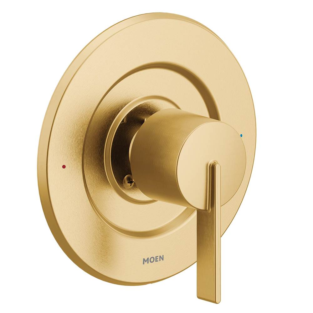 Moen - Cia 1-Handle Posi-Temp Valve Trim Kit in Brushed Gold (Valve Sold Separately) - Brushed Gold