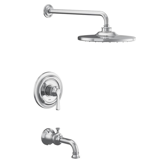 Moen - Colinet M-CORE 2-Series Eco Performance 1-Handle Tub and Shower Trim Kit in Chrome (Valve Sold Separately) - Chrome