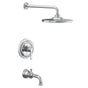 Moen - Colinet M-CORE 2-Series Eco Performance 1-Handle Tub and Shower Trim Kit in Chrome (Valve Sold Separately) - Chrome
