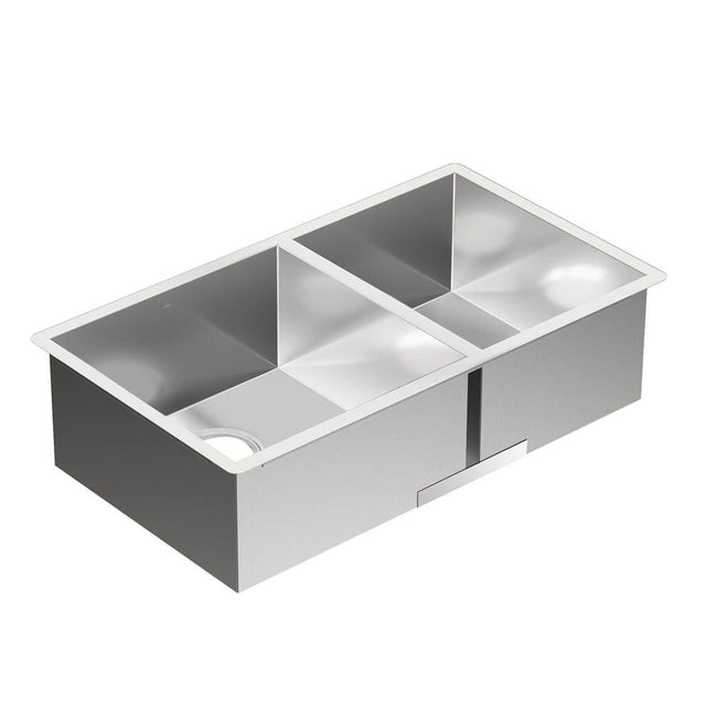 Moen - 1800 Series 18-Gauge Single Bowl Undermount Sink, Stainless Steel - Satin Stainless