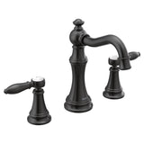 Moen - Weymouth 8 in. Widespread 2-Handle High-Arc Bathroom Faucet Trim Kit in Matte Black (Valve Sold Separately) - Matte Black