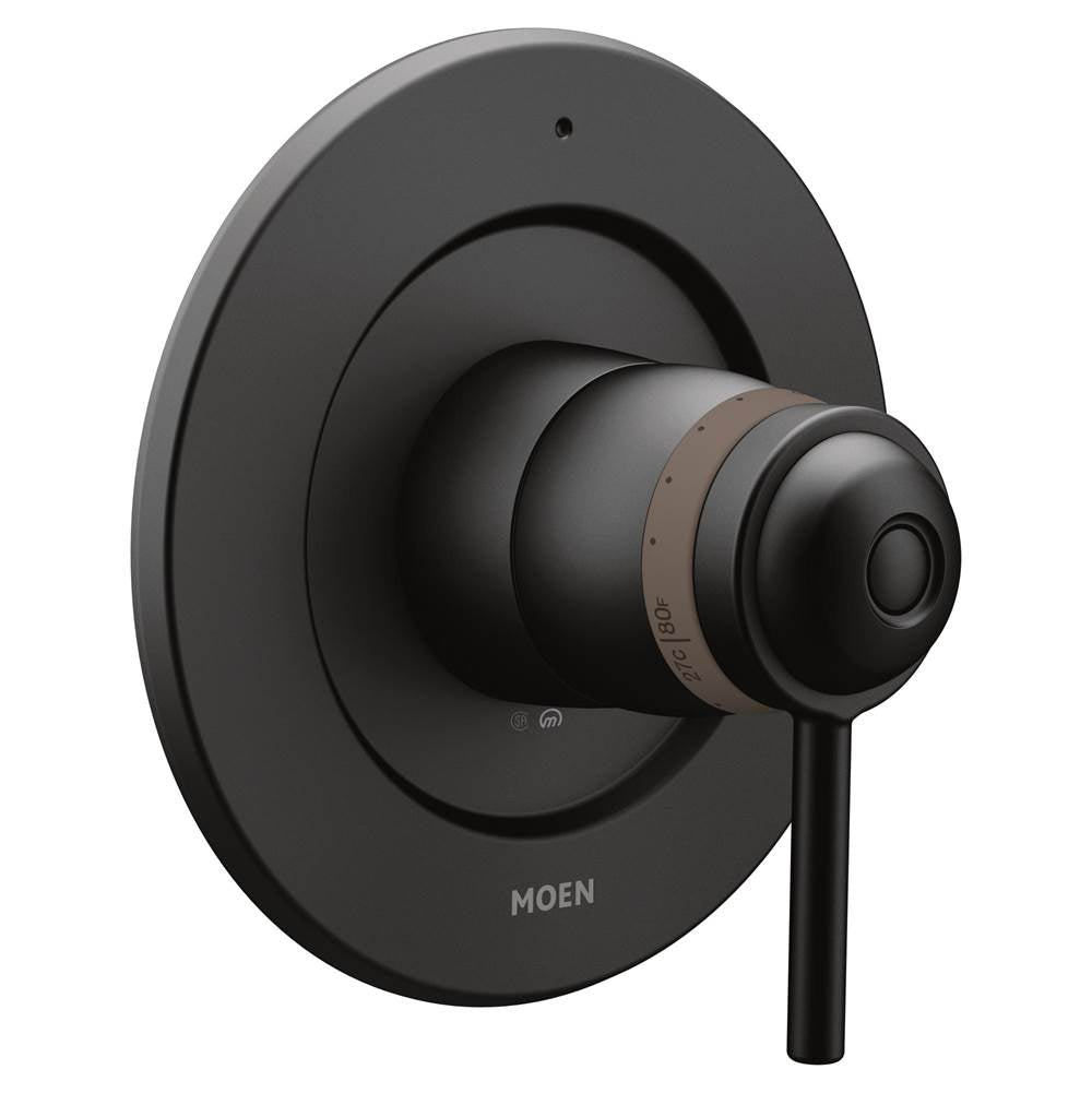 Moen - Align ExactTemp Thermostatic Trim Kit, Valve Required, Matte Black - Matte Black