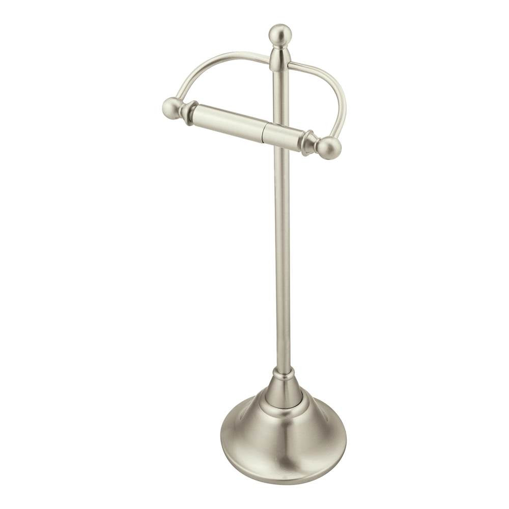 Moen - Brushed Nickel Freestanding Paper Holder - Brushed Nickel