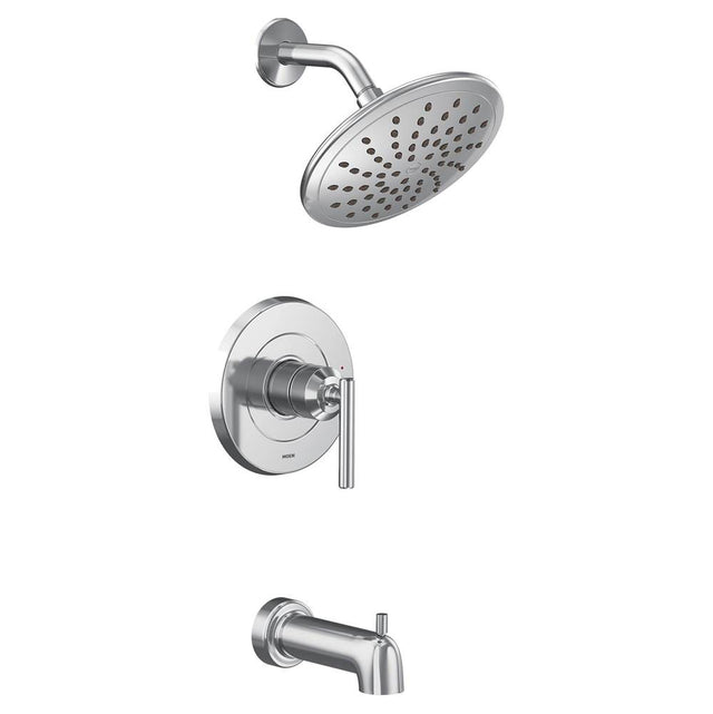 Moen - Gibson M-CORE 2-Series Eco Performance 1-Handle Tub and Shower Trim Kit in Chrome (Valve Sold Separately) - Chrome