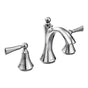 Moen - Wynford 8 in. Widespread 2-Handle High-Arc Bathroom Faucet with Lever Handles in Chrome (Valve Sold Separately) - Chrome